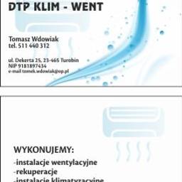 DTP KLIM-WENT - Usługi Instalatorskie Turobin
