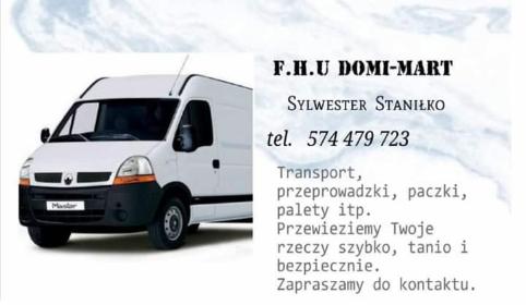 FIRMA HANDLOWO USŁUGOWA DOMI-MART Sylwester Staniłko - Przeprowadzki Nieżychowo