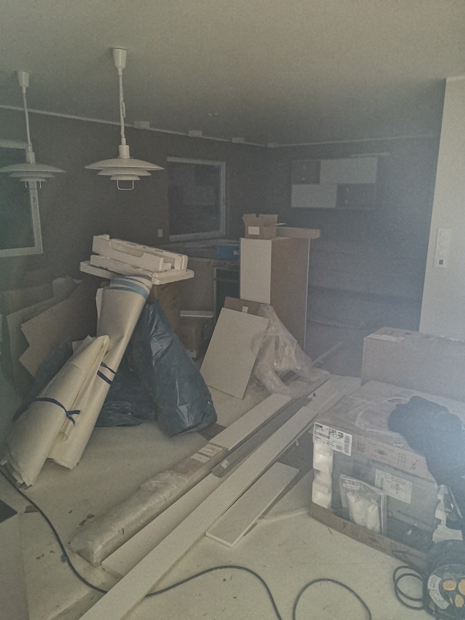 Szpachlowanie i malowanie kuchni