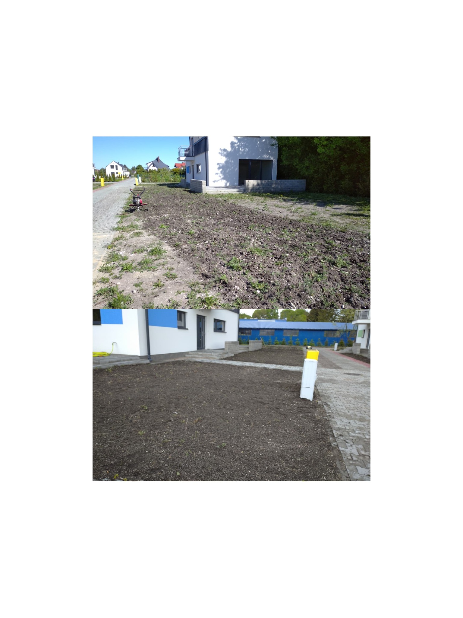 przygotowanie pod trawnik