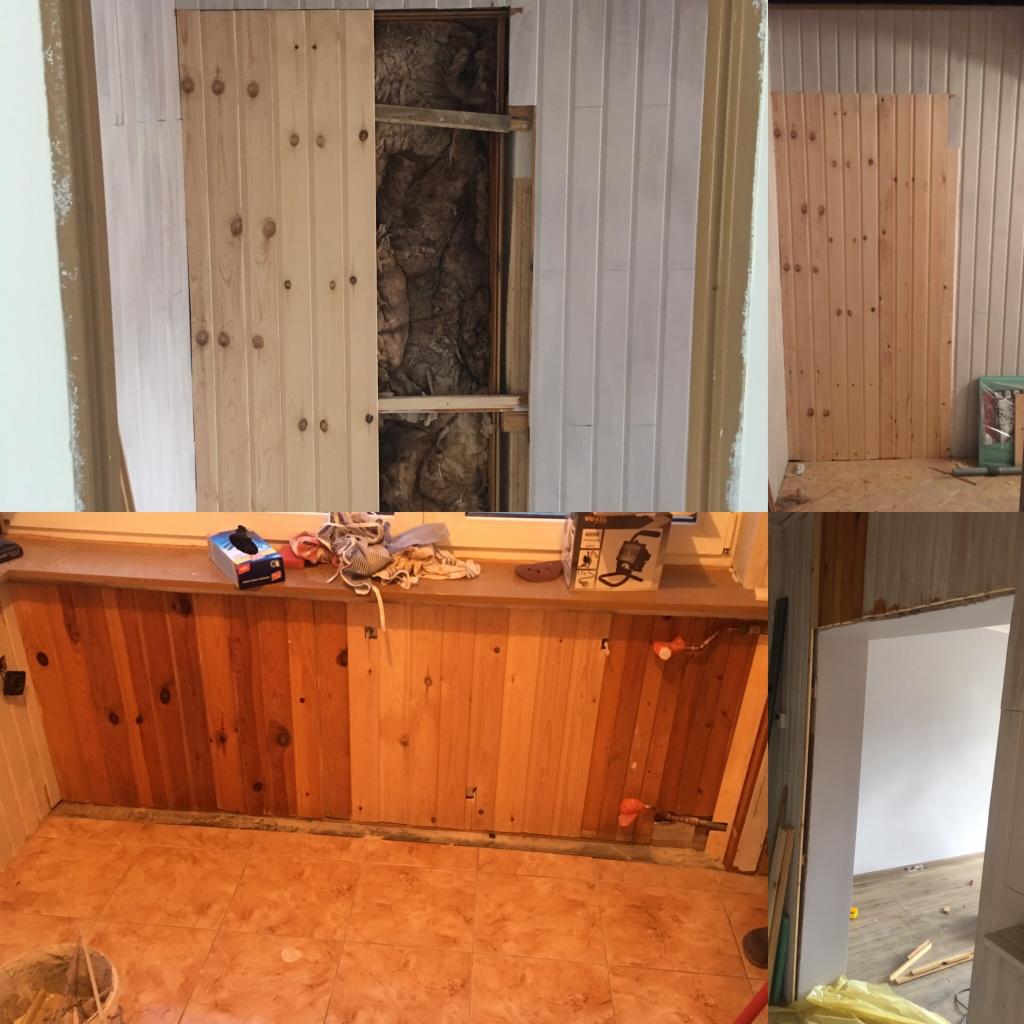 Zabudowa dziwi i wstawki boazeri