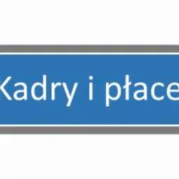 Graficzna strzałka z trzema blokami: Księgowość (ciemnoniebieski), Kadry i płace (niebieski) oraz Controlling (zielony).