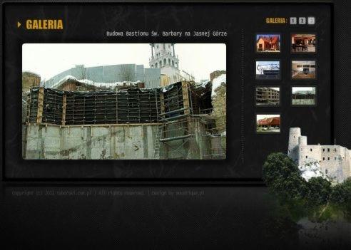 Budowa Bastionu Św. Barbary na Jasnej Górze