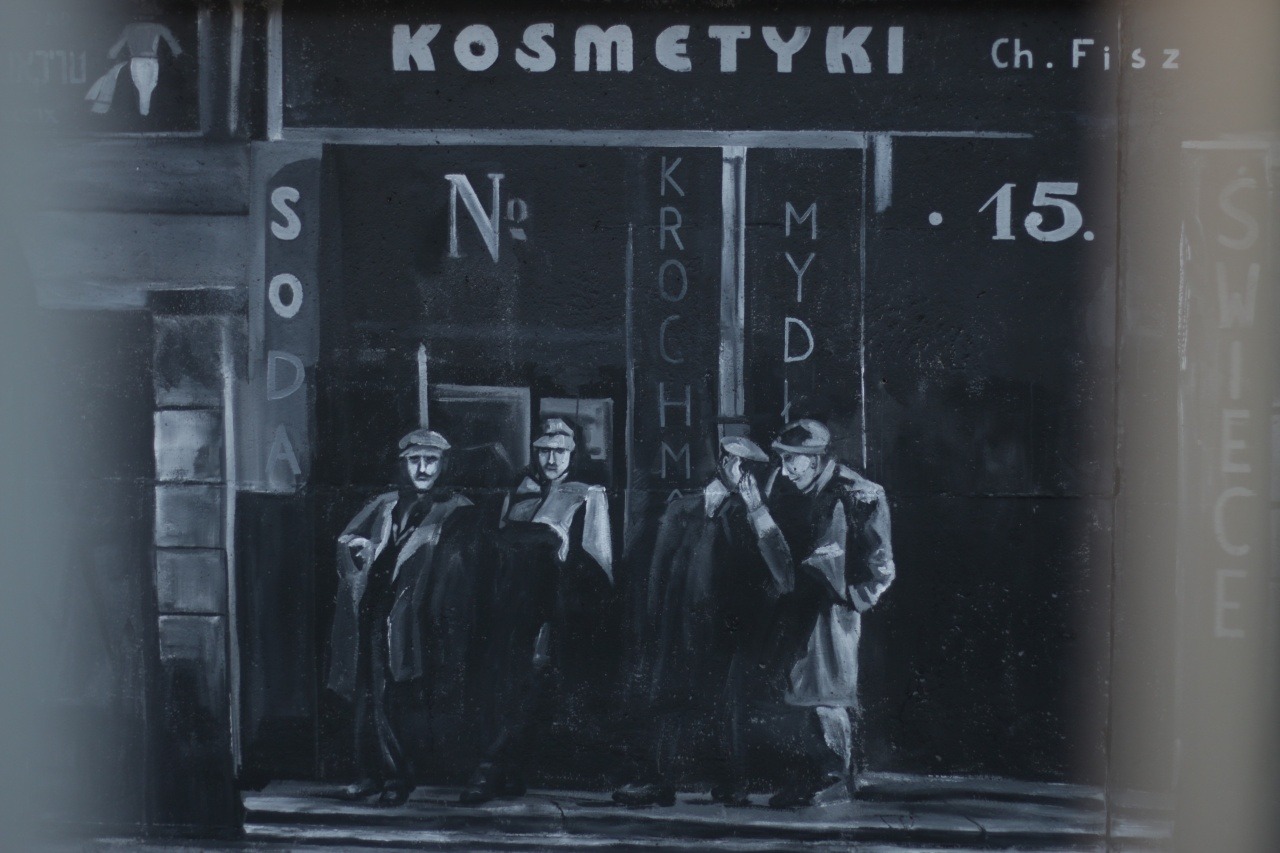 mural 'Pamięć zagłady'