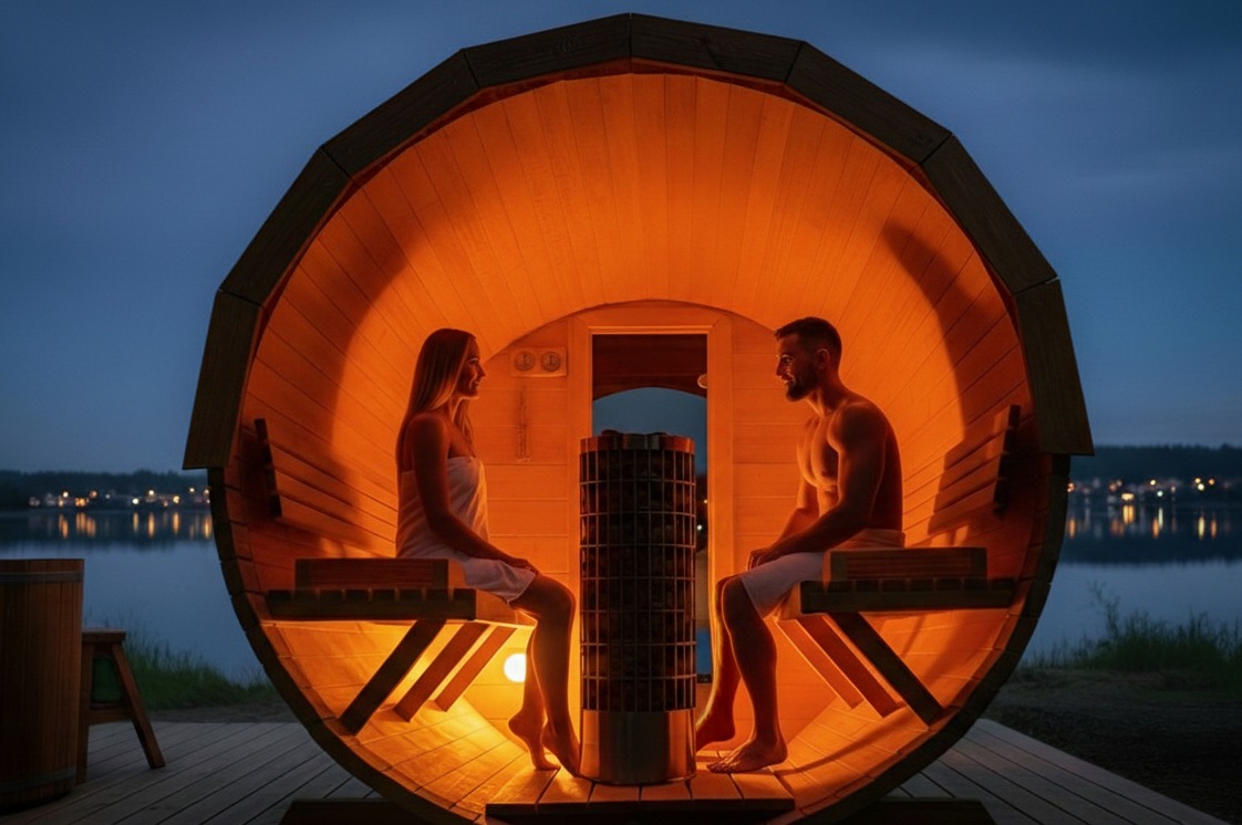 Sauna ogrodowa BIBERHAUS