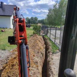 Usługi minikoparką