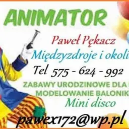 Ogłoszenie: kolorowy klaun z balonami, Paweł Pękacz, Międzyzdroje. Zabawy urodzinowe, modelowanie baloników i mini disco. Kontakt: tel. 575-624-992, pawex172@wp.pl.