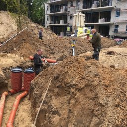 Multi-Tec Sp. z O.O - prace ziemne przylaczeniowe projekt deweloperski kilka budynkow