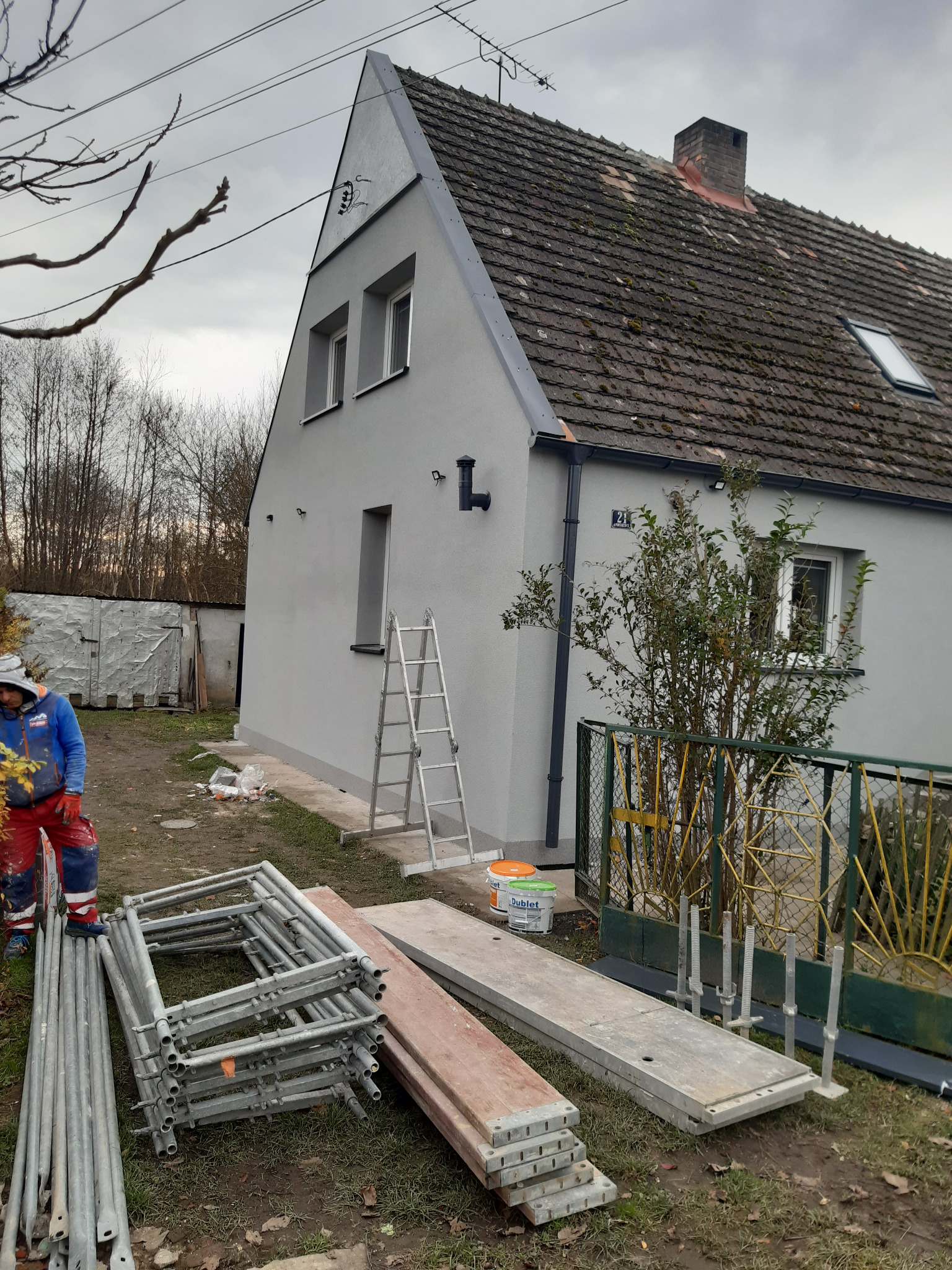 Elewacja czyste powietrze, wymiana okien