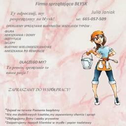 Błysk Janiak Julia - Sprzątanie Po Budowie Zamysłowo