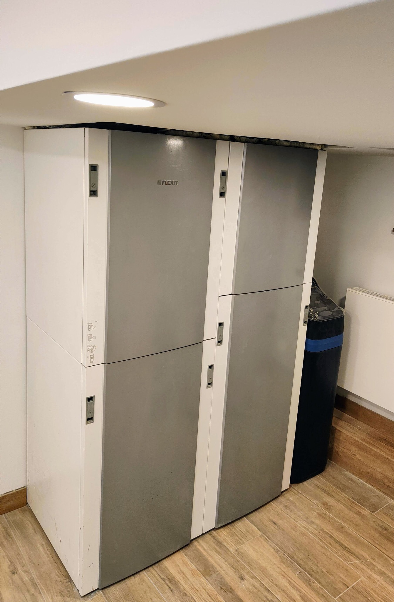 Centrala rekuperacyjna z pompą ciepła FLEXIT (nie potrzeba jednostki zewnętrznej)