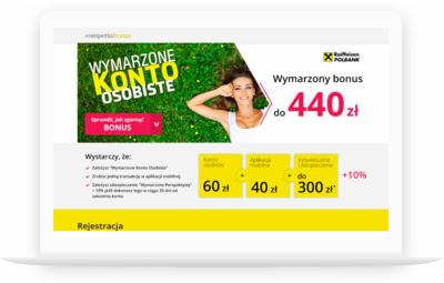 Landing page promocyjny