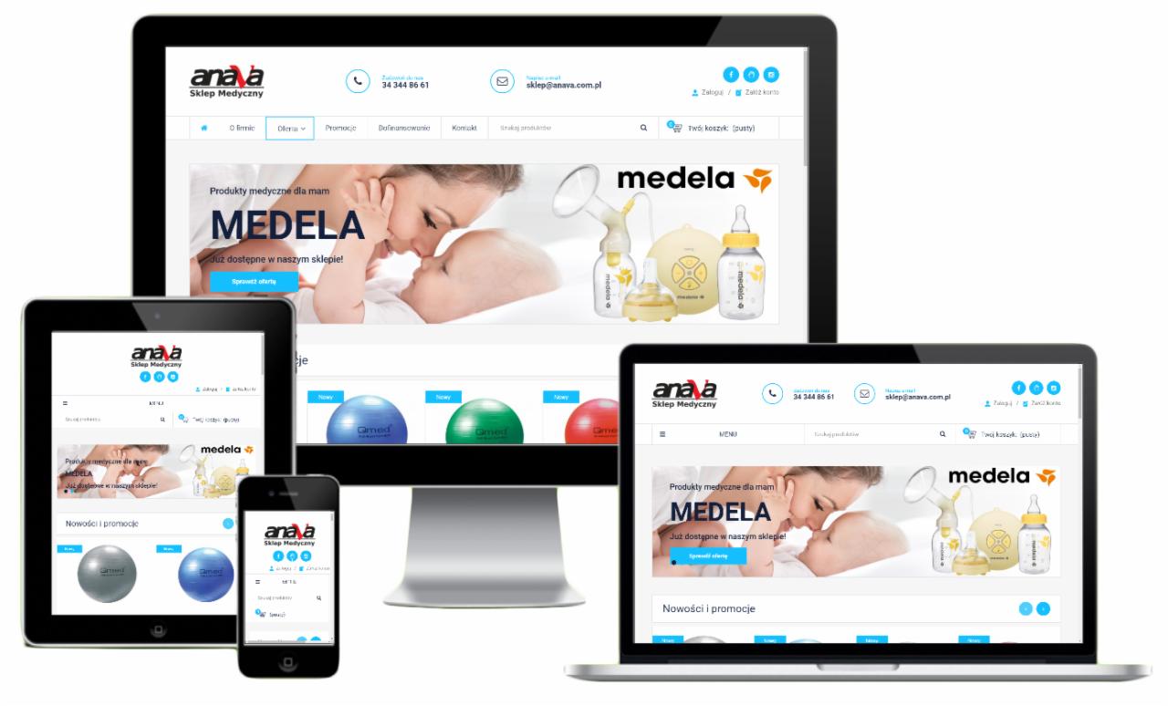 Sklep internetowy - sprzęt medyczny