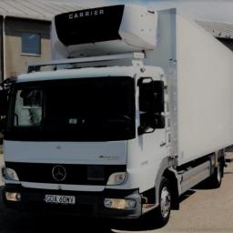 Mercedes Atego EURO5 Temperatura: od -25 do +25 stopni Celsjusza Ładowność: 3500 kg - 11 miejsc paletowych