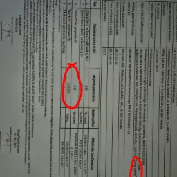 Skan sprawozdania z badań węgla kamiennego, widoczne wyniki pomiarów wilgoci, siarki, popiołu i wartości opałowej, z etykietą 'Ekogroszek'.