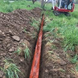 Wykop pod instalacje Bystra 3