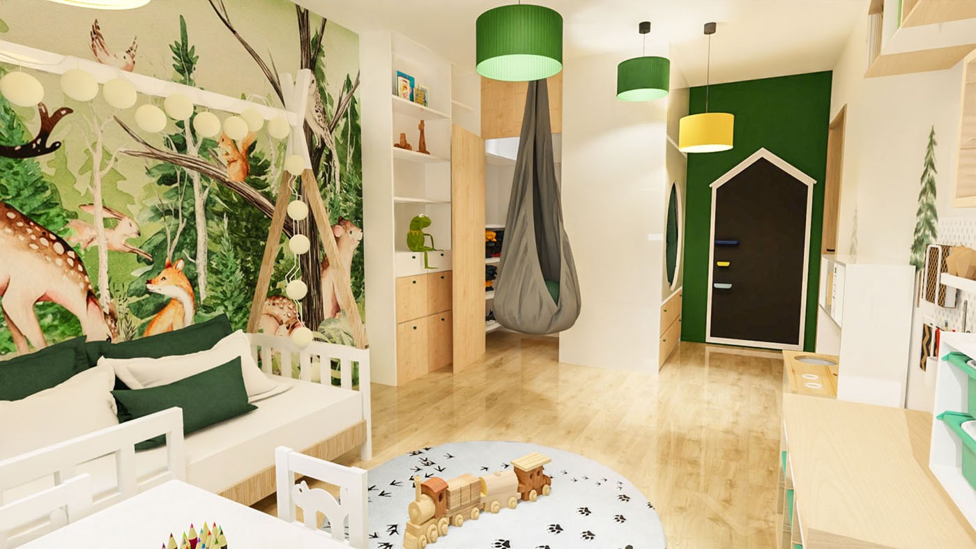 Pokój maluszka, aż prosi się o zabawę!