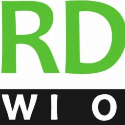 Logo firmy GERDEX z zielonym napisem na białym tle, pod którym znajduje się czarny prostokąt z białym napisem DRZWI OKNA.