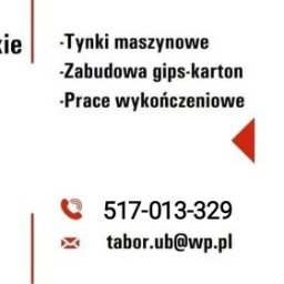 Usługi Budowlane Kamil Tabor. - Tynkowanie Bolesławiec
