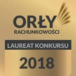 Złota odznaka 'Orły Rachunkowości' - Laureat Konkursu 2018.