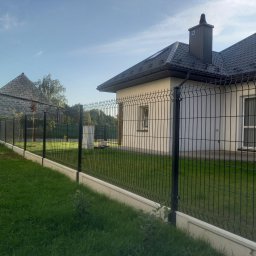Ogrodzenie panelowe w miejscowości Sufczyn wraz z bramą oraz furtkami