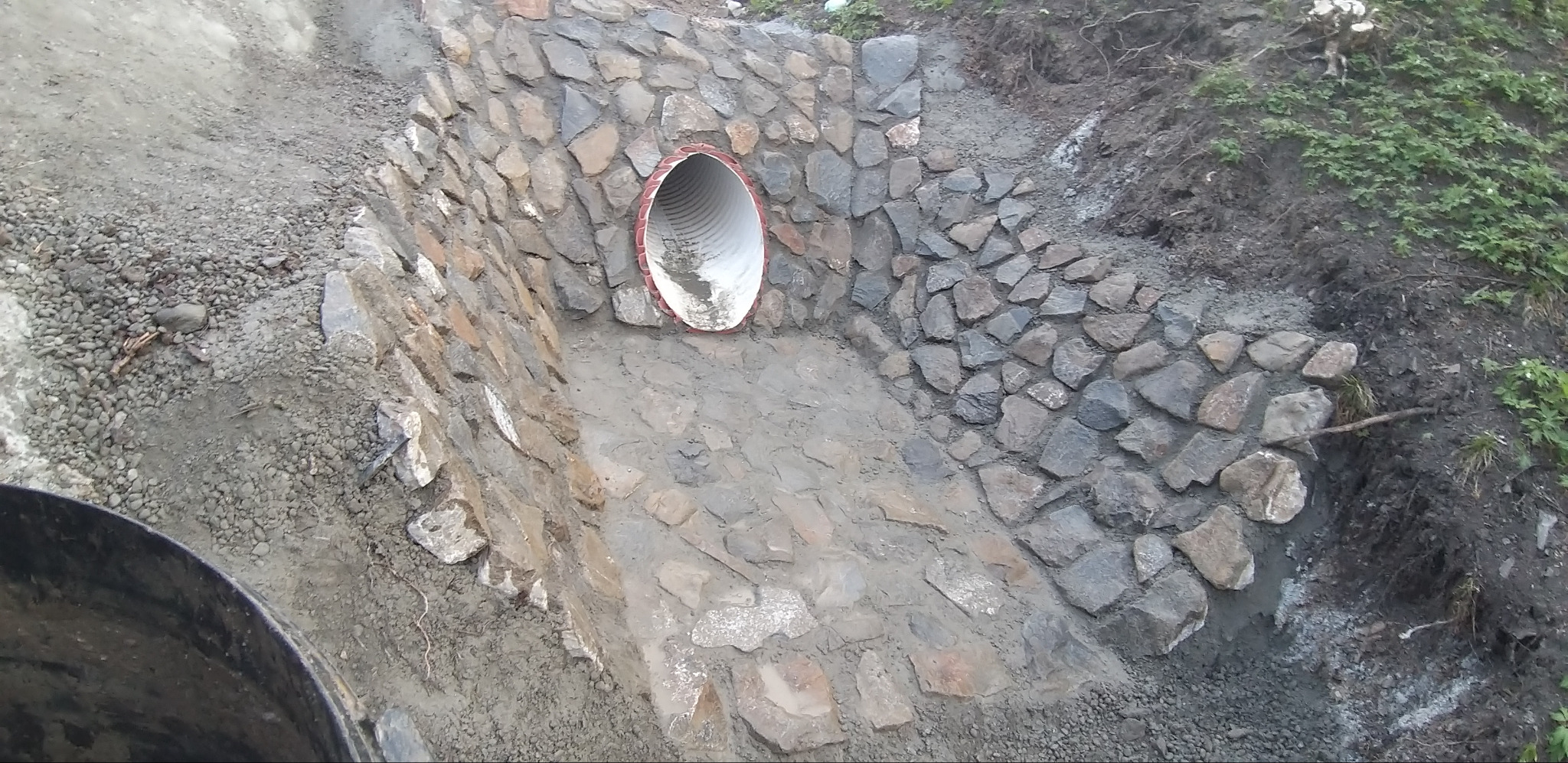 odwodnienia rowy kryte wraz z umocnieniem wylotów