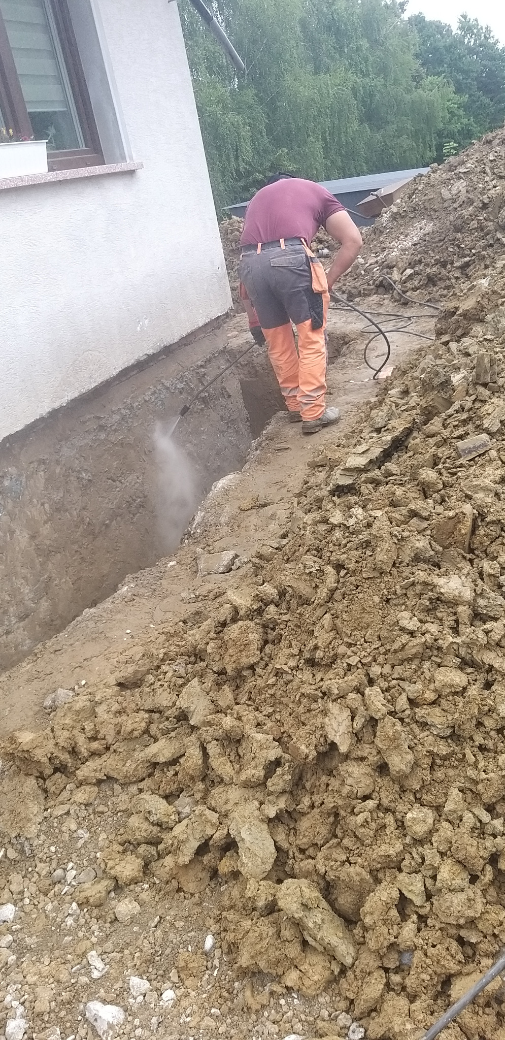 odwodniania ocieplanie ław fundamentowych