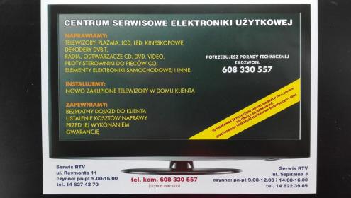RTV-SAT-VIDEO-SERWIS - Naprawa RTV Tarnów