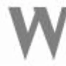 Logo firmy budowlanej Rees Works z niebieskim napisem Rees i szarym napisem Works.