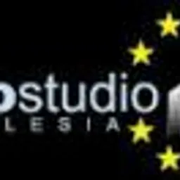 Logo firmy Eurostudio Silesia z motywem budynków i gwiazd