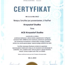 ACS Krzysztof Dudka - Instalatorstwo telekomunikacyjne Łódź