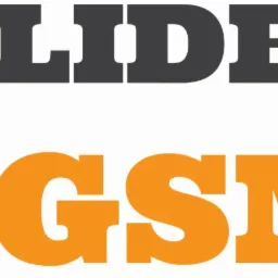Logo firmy Lider GSM: Stylizowany telefon z narzędziem i zębatką w kolorach pomarańczowym i szarym, obok napis LIDER GSM.