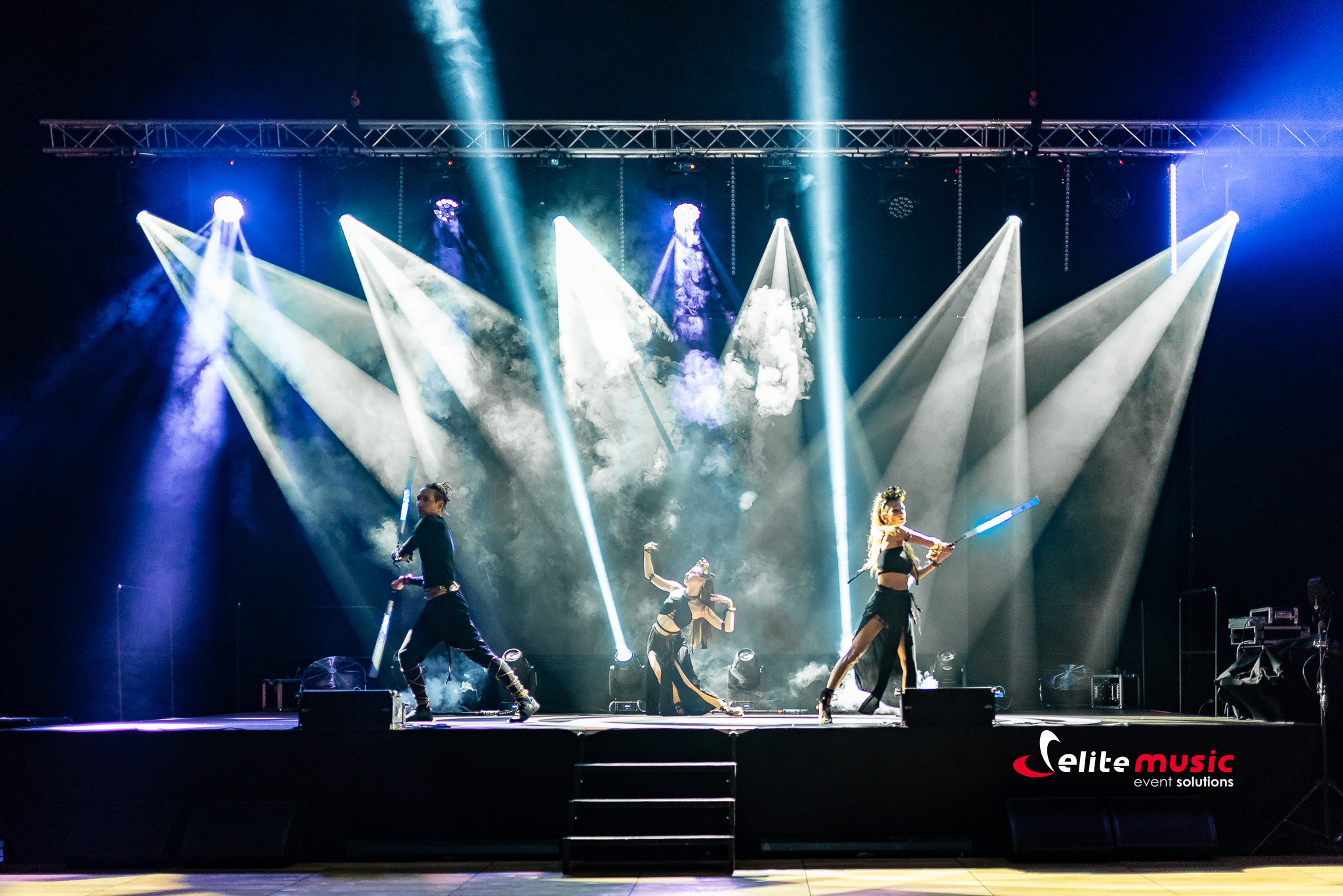 Pokaz Lightshow podczas eventu Avaline ( Hotel Hilton Łódź)