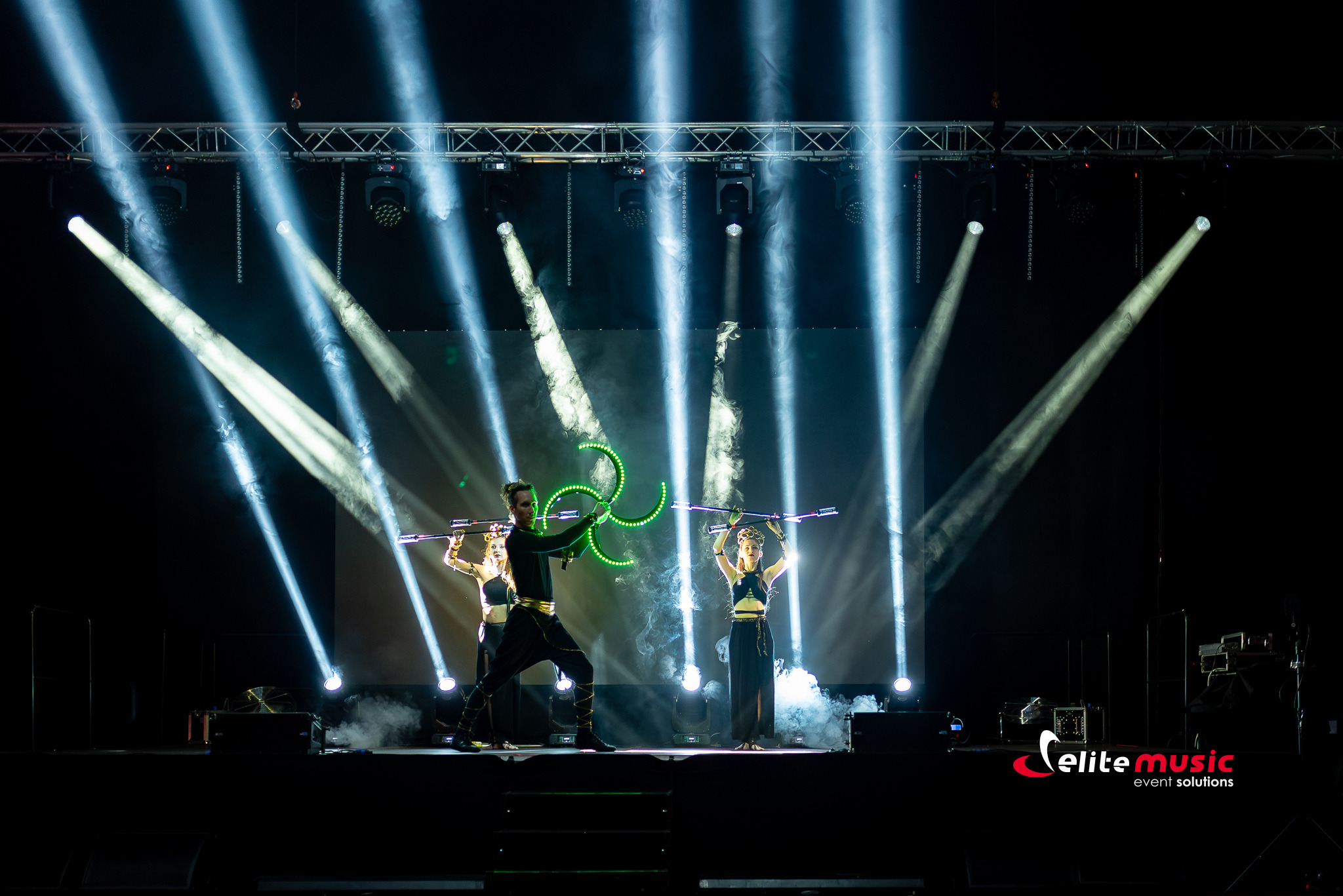 Pokaz Lightshow podczas eventu Avaline (DoubleTree by Hilton Łódź)