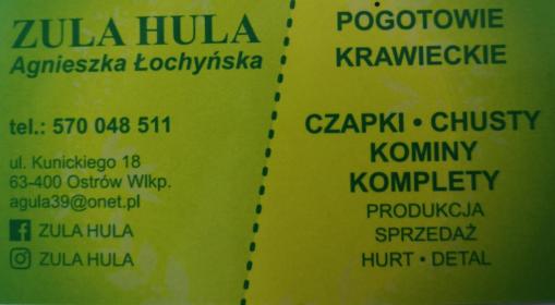 Zula Hula - Szycie Firan i Zasłon Ostrów Wielkopolski