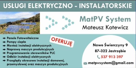 MatPV System Mateusz Kotewicz - Fotowoltaika Nowe świerczyny