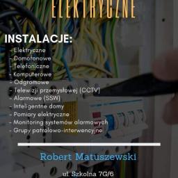 Instalatorstwo Elektryczne - Robert Matuszewski - Montaż Kamer Łambinowice