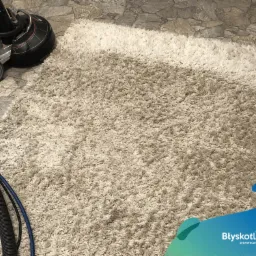 pranie dywanów Warszawa - w trakcie prania