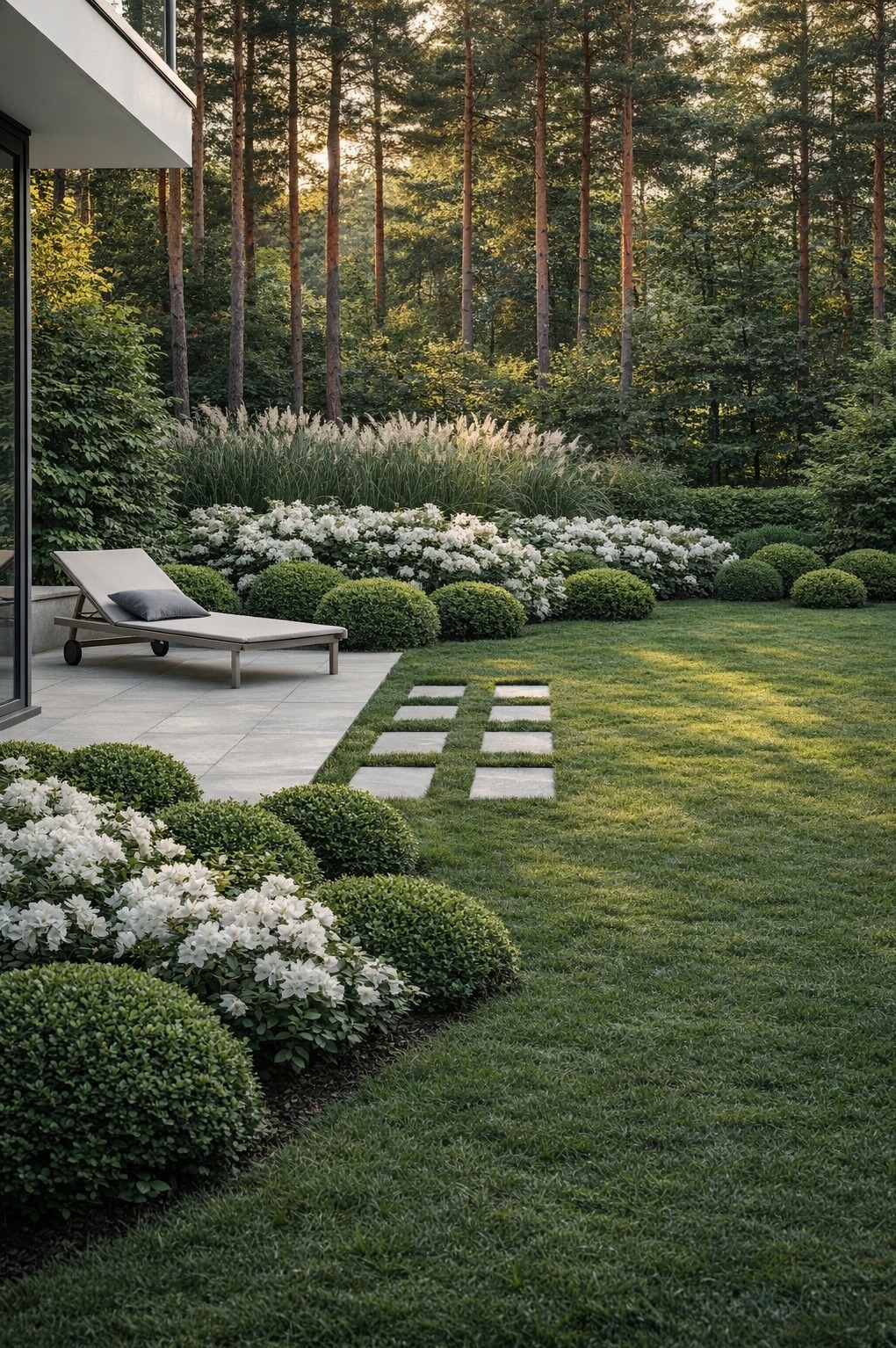 Ogród w cieniu, wizualizacje LUX