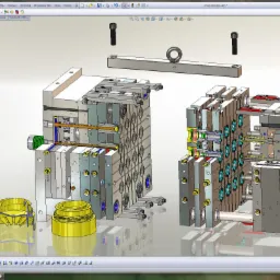 Forma wtryskowa do prod. nakrętki z plombą (olej)