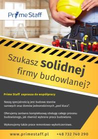Prime Staff Sp. z o.o. - Malowanie elewacji Bolesławiec
