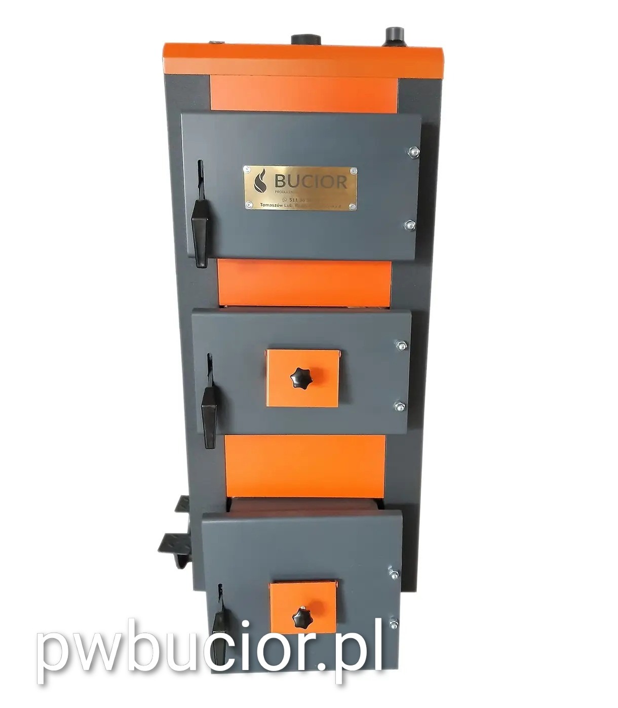 Kotły węglowe przystosowane do miarkownika ciągu. Większa komora zasypowa dzięki zastosowaniu poziomych płomienic...