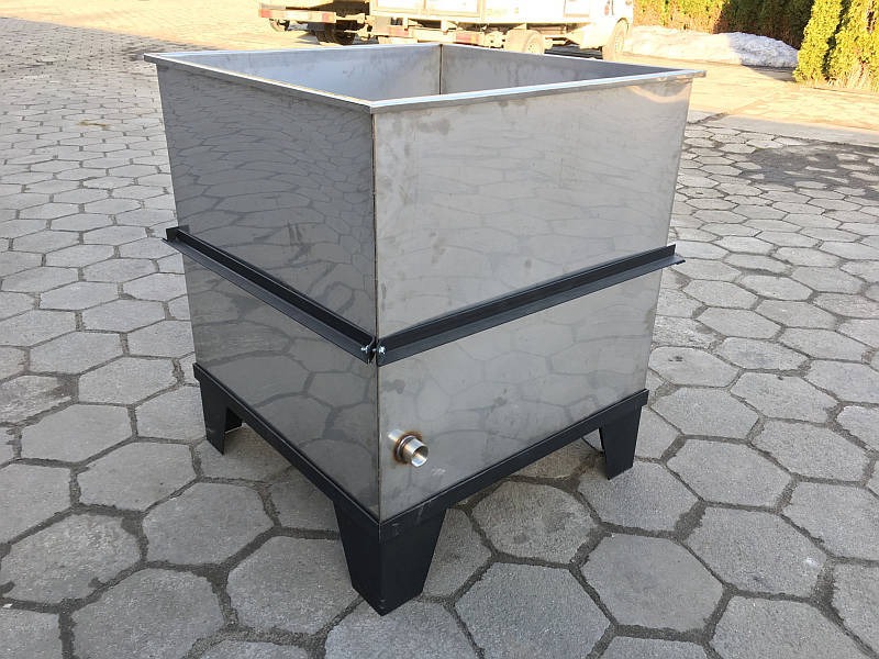 Pojemnik na olej ze stali nierdzewnej