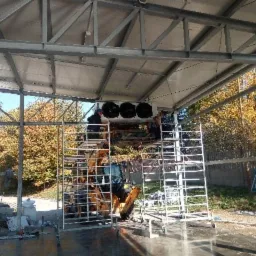 Budowa chłodni z użyciem naszej ładowarki