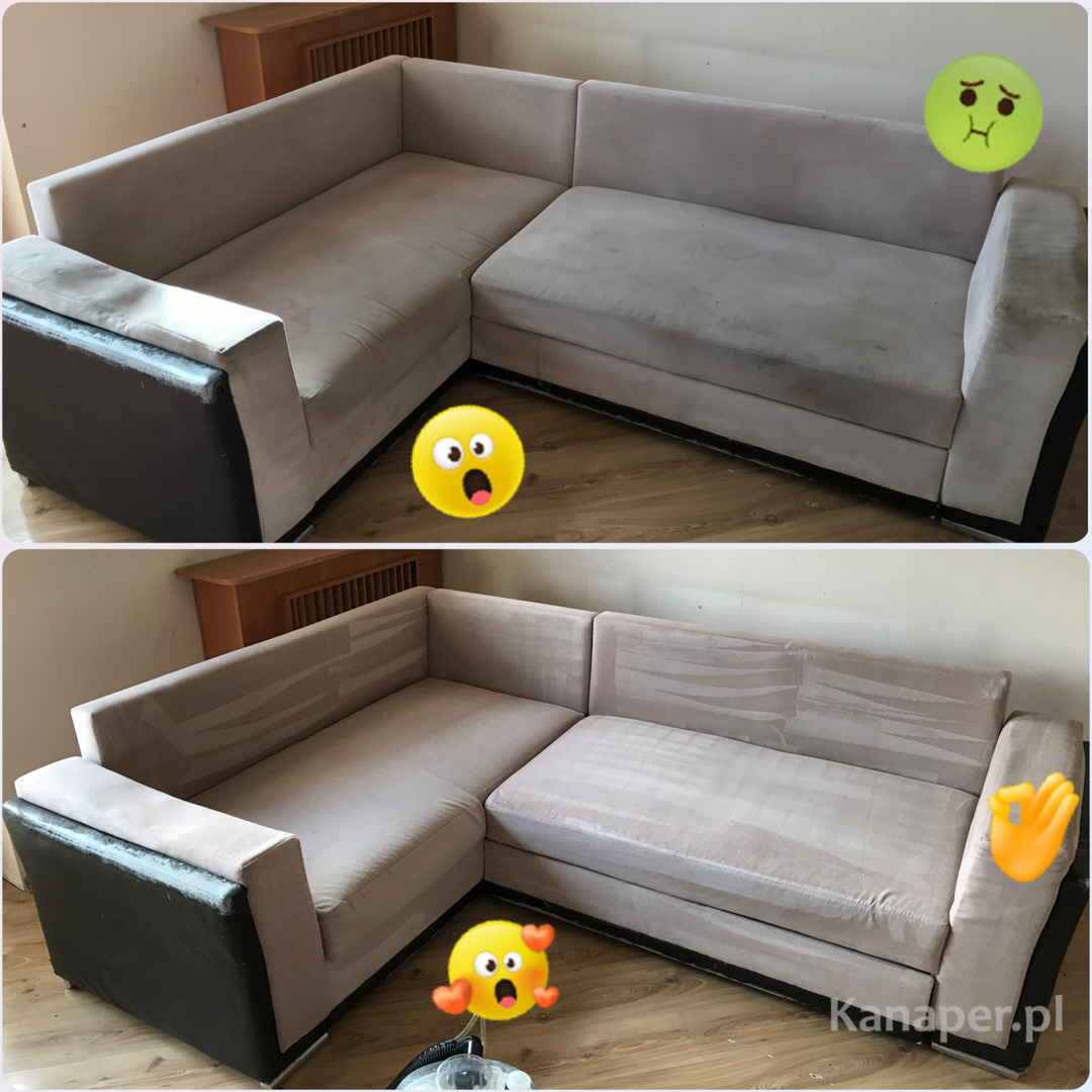 Pranie narożnika w Płocku.