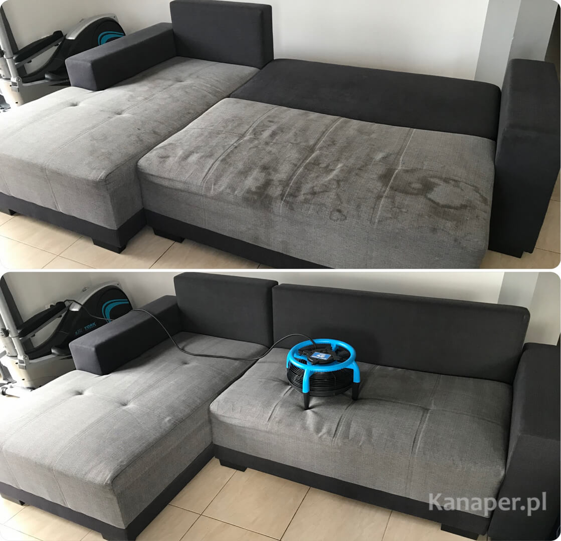 Pranie Tapicerki Kanapy z suszeniem