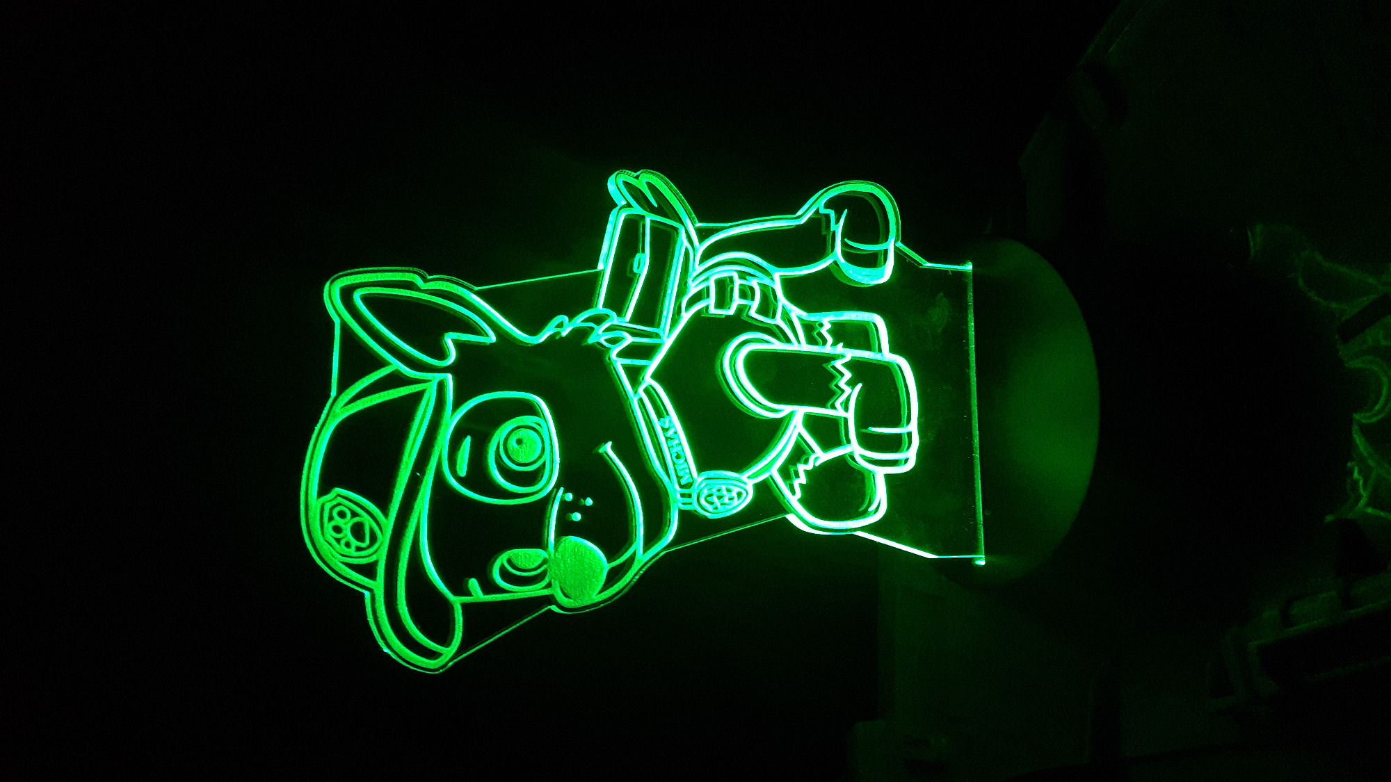 lampka świecąca z Twojej wektorowej grafiki