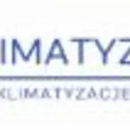 Logo firmy Klimatyzacjetb24 z niebieskim symbolem graficznym i tekstem informującym o klimatyzacji i pompach ciepła.