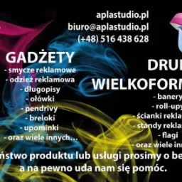 Oferta drukarni: druk offsetowy, cyfrowy, wielkoformatowy, gadżety reklamowe, wizytówki, ulotki, plakaty, banery, roll-upy, smycze, odzież reklamowa i inne produkty.