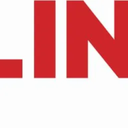 Logo firmy VLINDER BHP z czerwonym napisem VLINDER i szarym symbolem graficznym po lewej oraz szarym napisem BHP pod napisem VLINDER.